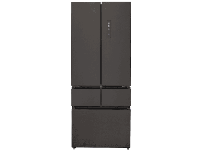 Frigorifero americano GRF SM7560911BX, Sistema Multi Flow: Sì; raffreddamento frigorifero: No Frost; congelatore: Frost, Capacità netta totale 413 l, Rumorosità: 37 dB(A), Dimensioni: L 75,9 cm A 191,2 P 60 cm, Black/Inox, Classe E