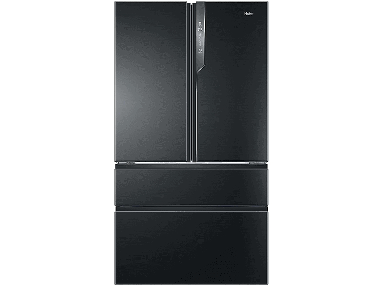 Frigorifero americano HAIER HB26FSNAAA, Sistema raffreddamento frigorifero: No Frost; congelatore: Frost, Capacità netta totale 750 l, Rumorosità: 39 dB(A), Dimensioni: L 100 cm A 190 P 76 cm, Iconic Black, Classe E
