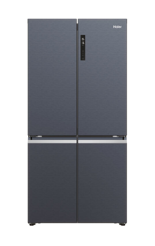 Frigorifero americano HAIER HCR5919ENMB, Sistema Multi Flow: Sì; raffreddamento frigorifero: No Frost; congelatore: Frost, Capacità netta totale 528 l, Rumorosità: 38 dB(A), Dimensioni: L 90,8 cm A 190 P 64,8 cm, Black, Classe E
