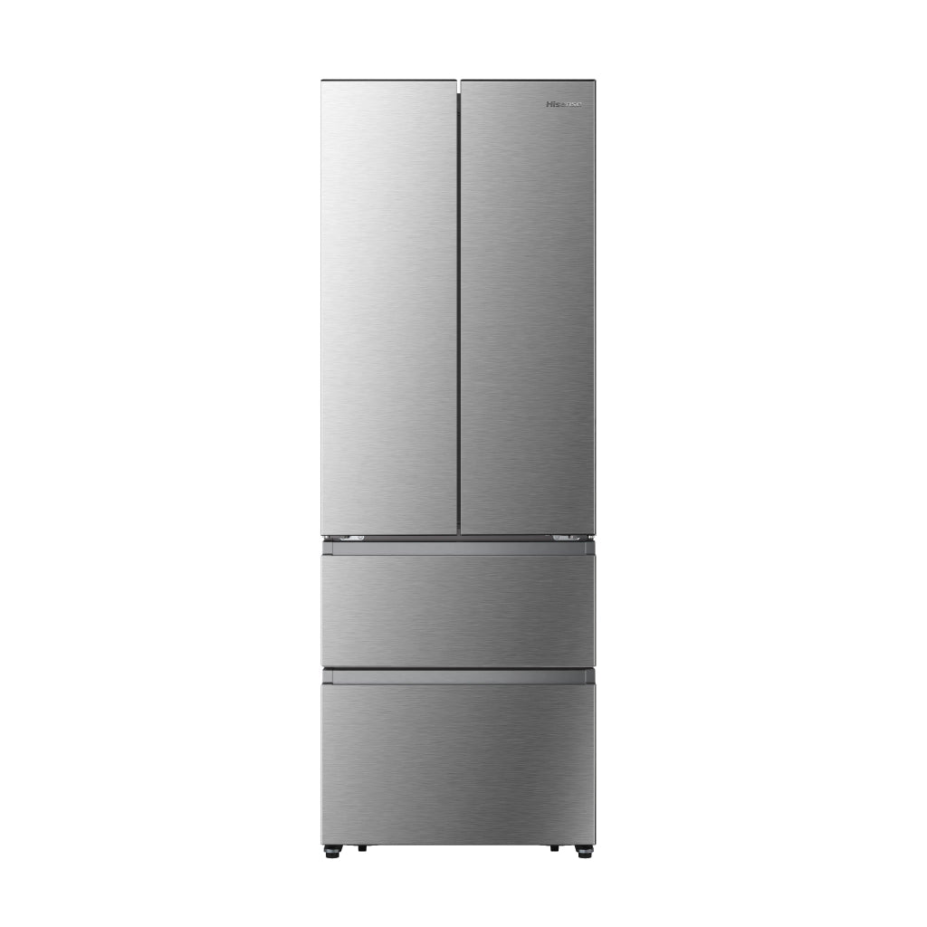 Frigorifero americano HISENSE RF632N4BCE, Sistema Multi Flow: Sì; raffreddamento frigorifero: No Frost; congelatore: Frost, Capacità netta totale 485 l, Rumorosità: 38 dB(A), Dimensioni: L 70,4 cm A 200 P 69,2 cm, Inox, Classe E