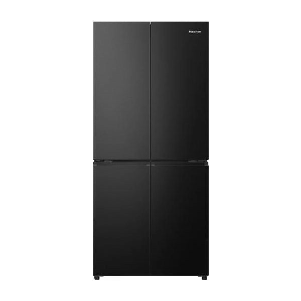 Frigorifero americano HISENSE RQ5P470SAFE, Sistema Multi Flow: Sì; raffreddamento frigorifero: No Frost; congelatore: Frost, Capacità netta totale 483 l, Rumorosità: 37 dB(A), Dimensioni: L 79,4 cm A 178,5 P 69,8 cm, Black/Inox, Classe E