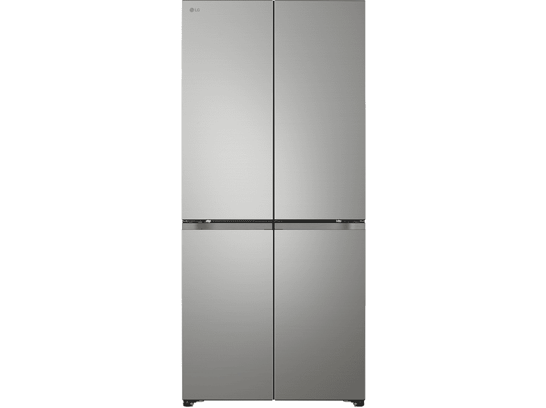 Frigorifero americano LG GMBS30SEPY, Sistema raffreddamento frigorifero: No Frost; congelatore: Frost, Capacità netta totale 580 l, Rumorosità: 34 dB(A), LAN wireless, Dimensioni: L 83,5 cm A 186 P 69,6 cm, Prime Silver, Classe E