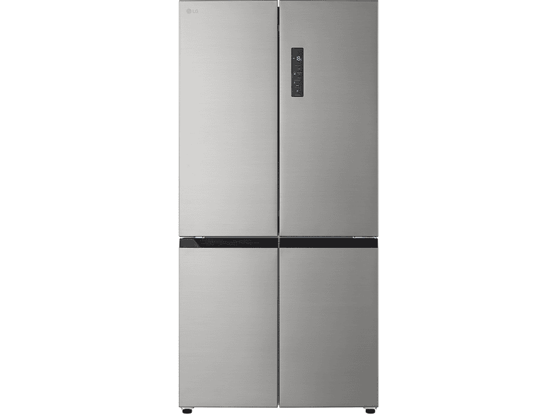 Frigorifero americano LG GMM42PYBEH, Sistema Multi Flow: Sì; raffreddamento frigorifero: No Frost; congelatore: Frost, Capacità netta totale 600 l, Rumorosità: 41 dB(A), LAN wireless, Dimensioni: L 905 cm A 1900 P 673 cm, Silver, Classe E
