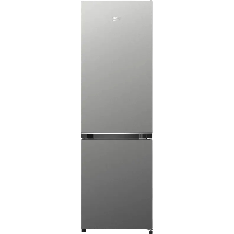 FRIGORIFERO COMBINATO BEKO B3RCSO255XB, Capacità netta totale 262 l, Rumorosità: 38 dB(A), 3 ripiani, Dimensioni: L 54 cm A 177 P 55 cm, Inox, Classe D