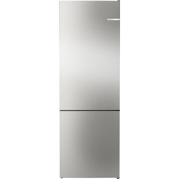 FRIGORIFERO COMBINATO BOSCH KGN492IAF, Capacità netta totale 440 l, Rumorosità: 29 dB(A), 5 ripiani, Dimensioni: L 70 cm A 203 P 66,7 cm, Acciaio Antimpronta, Classe