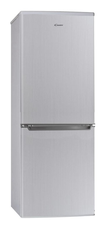 FRIGORIFERO COMBINATO CANDY CHCS 514EX, Capacità netta totale 207 l, Rumorosità: 40 dB(A), 4 ripiani, Dimensioni: L 55 cm A 151 P 58 cm, Acciaio Inox, Classe E