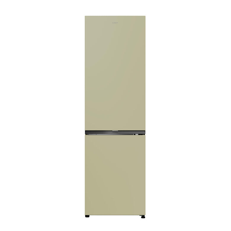 FRIGORIFERO COMBINATO CANDY CNCQ2T518EC, Capacità netta totale 279 l, Rumorosità: 38 dB(A), 4 ripiani, Dimensioni: L 54,5 cm A 182,5 P 60,2 cm, Beige, Classe E