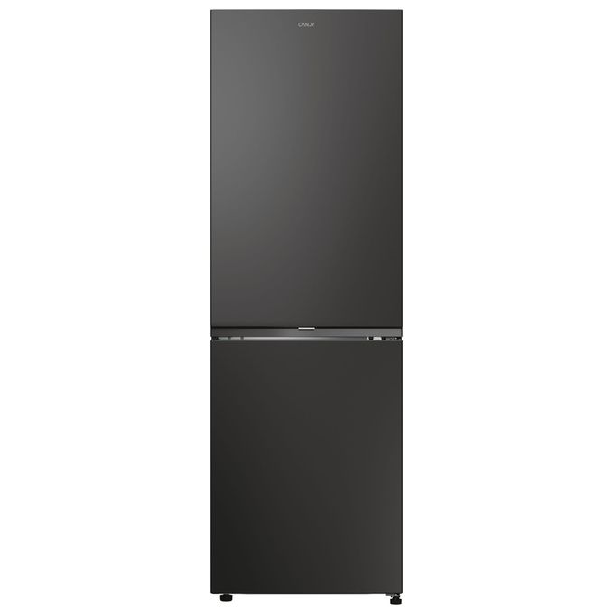 FRIGORIFERO COMBINATO CANDY CNCQ2T618EB, Capacità netta totale 355 l, Rumorosità: 38 dB(A), 4 ripiani, Dimensioni: L 59,5 cm A 185 P 66,7 cm, Nero, Classe E