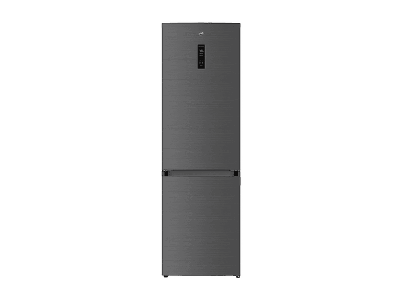 FRIGORIFERO COMBINATO DAYA DSCB346INLXD, Capacità netta totale 346 l, Rumorosità: 40 dB(A), 3 ripiani, Dimensioni: L 60 cm A 195 P 65,8 cm, Inox, Classe D