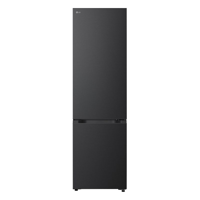 FRIGORIFERO COMBINATO LG GBBS726AEV Fit & Max, Capacità netta totale 375 l, Rumorosità: 29 dB(A), LAN wireless, 3 ripiani, Dimensioni: L 59,7 cm A 203 P 67,4 cm, Essence Black Steel, Classe
