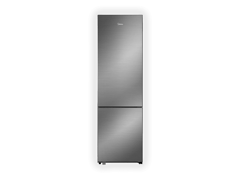 FRIGORIFERO COMBINATO MIDEA MDRB600MME46, Capacità netta totale 443 l, Rumorosità: 35 dB(A), 4 ripiani, Dimensioni: L 59,5 cm A 201 P 67 cm, Inox, Classe E