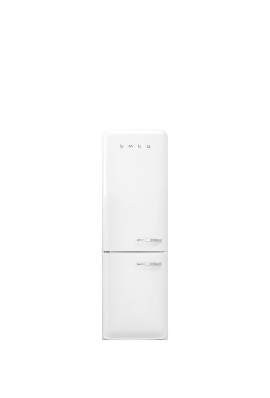 FRIGORIFERO COMBINATO SMEG FAB32LWH6, Capacità netta totale 331 l, Rumorosità: 35 dB(A), 3 ripiani, Dimensioni: L 60,1 cm A 196,8 P 72,8 cm, Bianco, Classe C