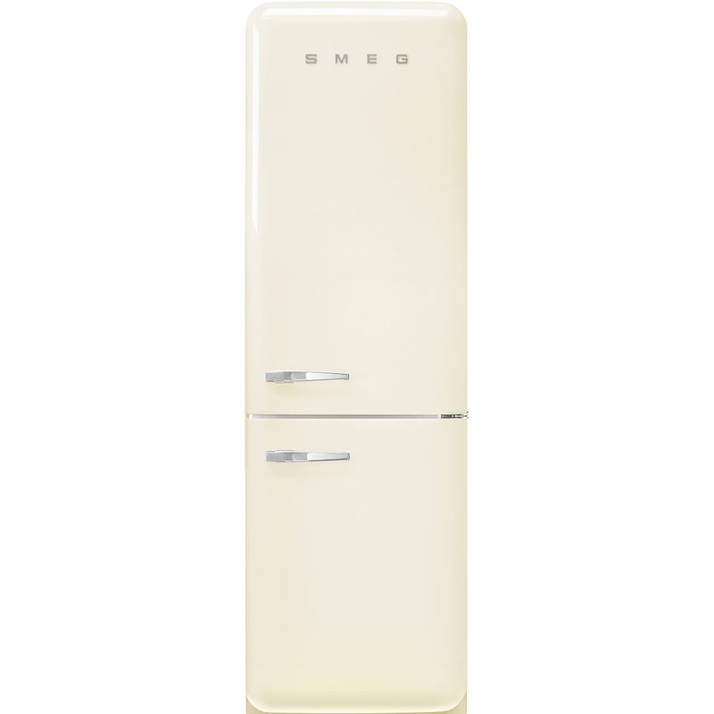 FRIGORIFERO COMBINATO SMEG FAB32RCR6, Capacità netta totale 331 l, Rumorosità: 35 dB(A), 3 ripiani, Dimensioni: L 60,1 cm A 196,8 P 72,8 cm, Panna, Classe C