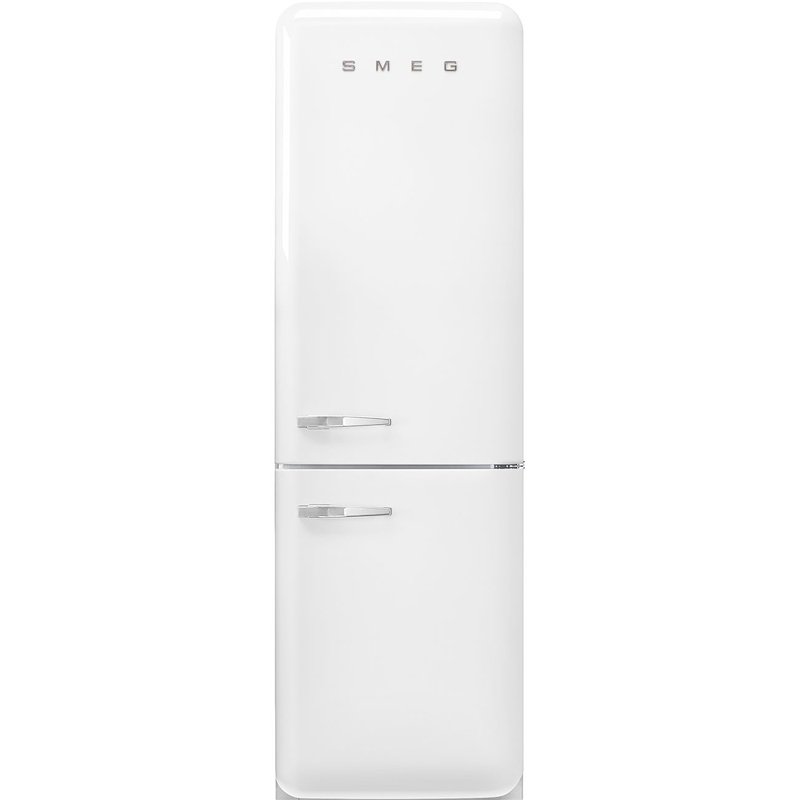 FRIGORIFERO COMBINATO SMEG FAB32RWH6, Capacità netta totale 331 l, Rumorosità: 35 dB(A), 3 ripiani, Dimensioni: L 60,1 cm A 196,8 P 72,8 cm, Bianco, Classe C