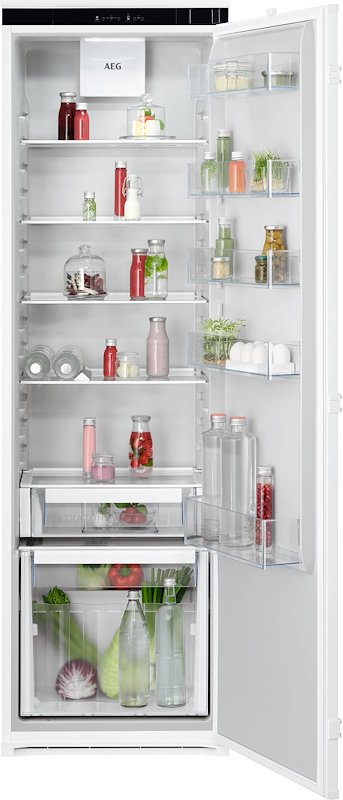 FRIGORIFERO DA INCASSO AEG TK6DS181ES, Capacità netta totale 310 l, Rumorosità: 32 dB(A), Dimensioni: L 54 cm A 177,9 P 54,9 cm, Bianco, Classe E