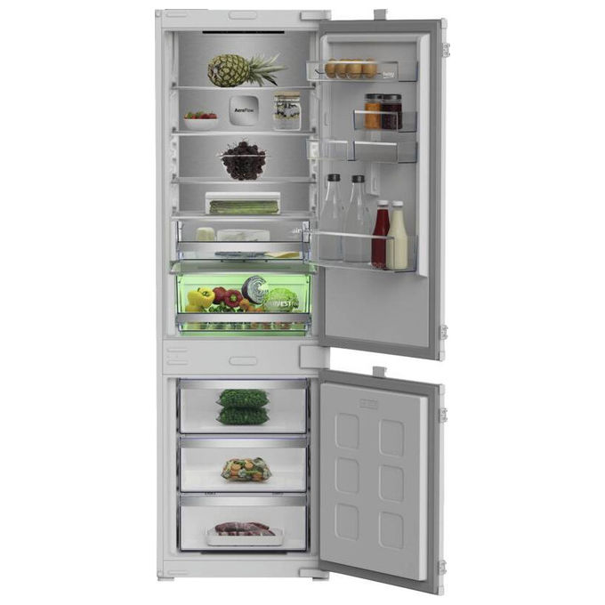 FRIGORIFERO DA INCASSO BEKO B7BCNA295HS2, Capacità netta totale 270 l, Rumorosità: 35 dB(A), 5 ripiani, Dimensioni: L 54 cm A 177,5 P 55 cm, Bianco, Classe D FRIGORIFERO DA INCASSO BEKO B7BCNA295HS2, Capacità netta totale 270 l, Rumorosità: 35 dB(A), 5 ripiani, Dimensioni: L 54 cm A 177,5 P 55 cm, Bianco, Classe D