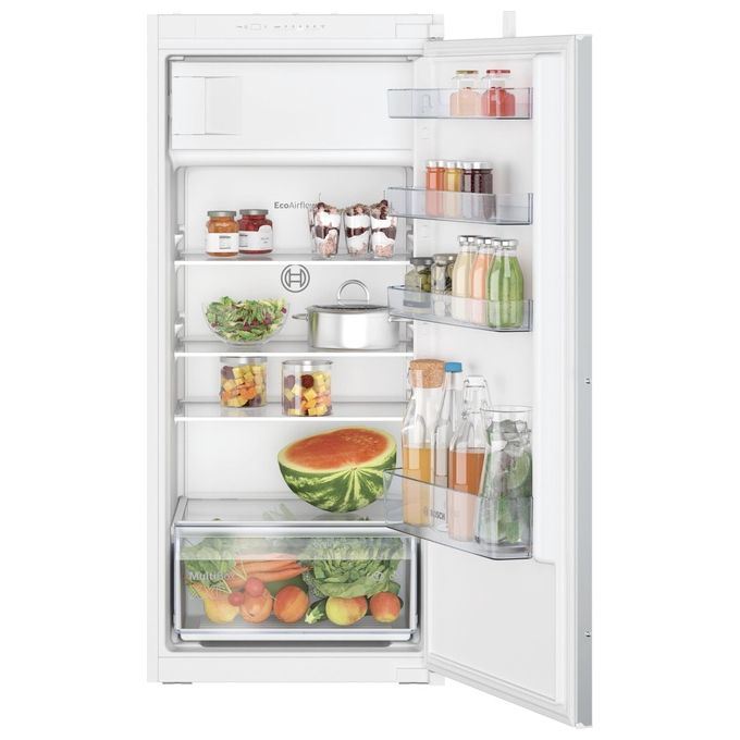 FRIGORIFERO DA INCASSO BOSCH KIL42NSE0, Capacità netta totale 187 l, Rumorosità: 35 dB(A), Dimensioni: L 54,1 cm A 122,1 P 54,8 cm, Bianco, Classe E