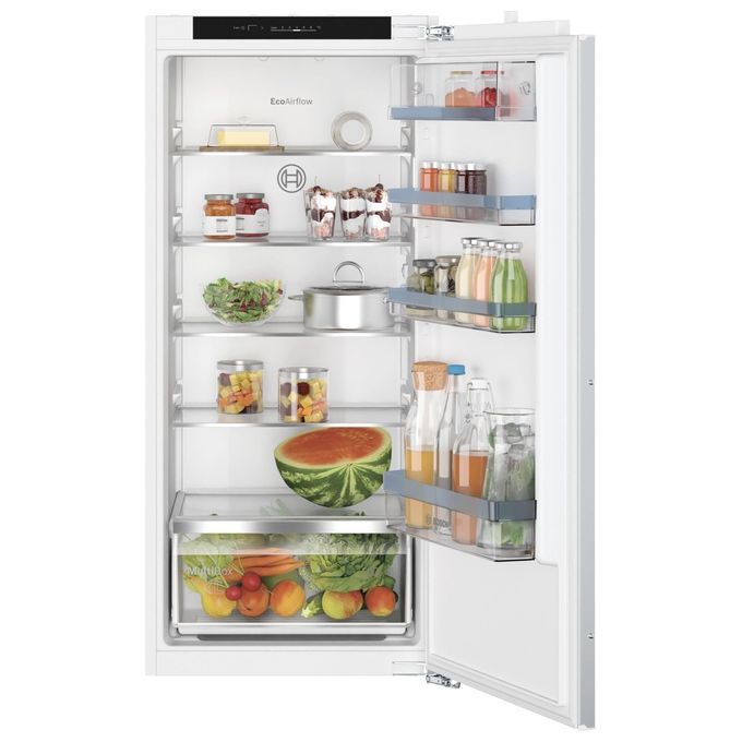 FRIGORIFERO DA INCASSO BOSCH KIR41VFE0, Capacità netta totale 204 l, Rumorosità: 35 dB(A), Dimensioni: L 55,8 cm A 122,1 P 54,5 cm, Bianco, Classe E