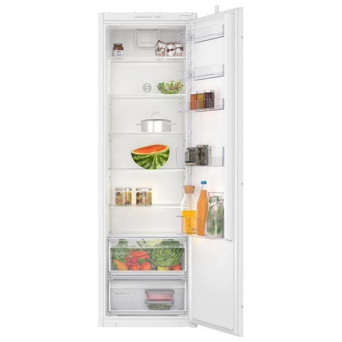 FRIGORIFERO DA INCASSO BOSCH KIR81NSE0, Capacità netta totale 310 l, Rumorosità: 35 dB(A), Dimensioni: L 54,1 cm A 177,2 P 54,8 cm, Bianco, Classe E