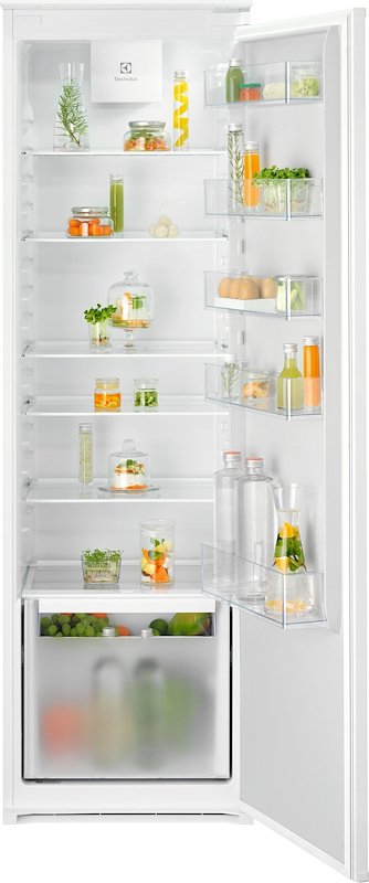 FRIGORIFERO DA INCASSO ELECTROLUX ERD6DE18S4, Capacità netta totale 310 l, Rumorosità: 32 dB(A), Dimensioni: L 54,6 cm A 177,2 P 54,9 cm, Bianco, Classe E