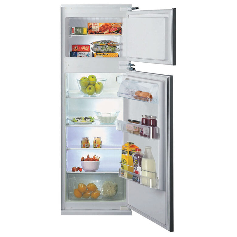 FRIGORIFERO DA INCASSO HOTPOINT BDFS 2422, Capacità netta totale 218 l, Rumorosità: 36 dB(A), Dimensioni: L 54 cm A 144,1 P 54,5 cm, Bianco, Classe E