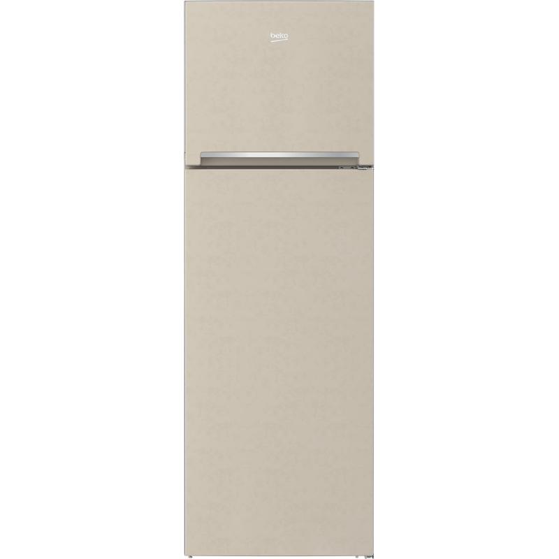 FRIGORIFERO DOPPIA PORTA BEKO RDSA310M40BN, Capacità netta totale 306 l, Rumorosità: 37 dB(A), 4 ripiani, Dimensioni: L 59,5 cm A 175 P 59,2 cm, Sabbia, Classe E