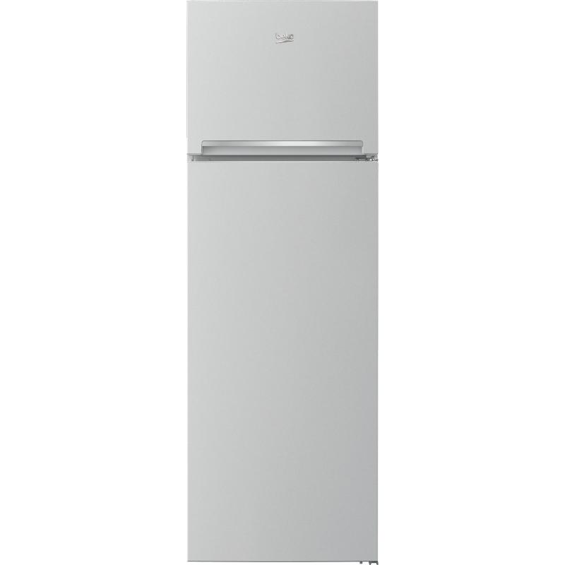 FRIGORIFERO DOPPIA PORTA BEKO RDSA310M40SN, Capacità netta totale 306 l, Rumorosità: 37 dB(A), 4 ripiani, Dimensioni: L 59,5 cm A 175 P 59,2 cm, Silver, Classe E