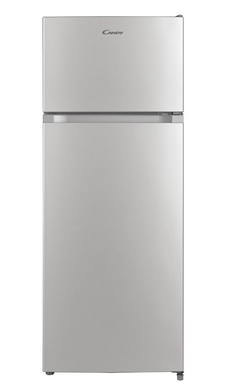 FRIGORIFERO DOPPIA PORTA CANDY CDG1S514ES, Capacità netta totale 211 l, Rumorosità: 41 dB(A), 3 ripiani, Dimensioni: L 54 cm A 143 P 55,1 cm, Silver, Classe E