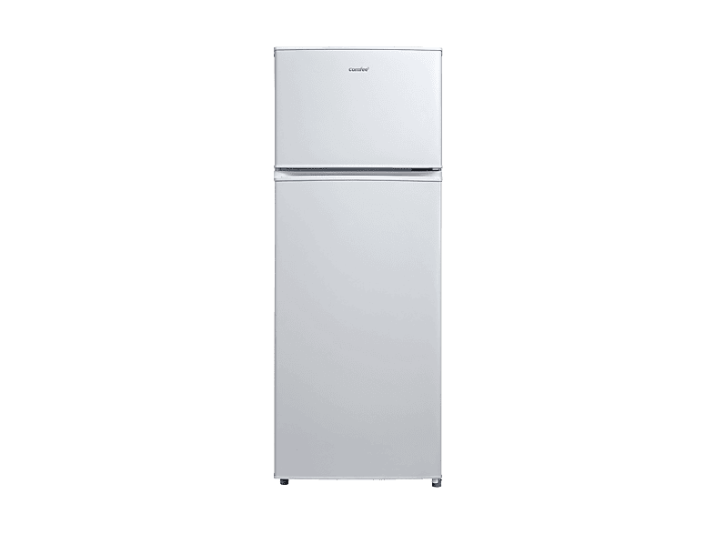 FRIGORIFERO DOPPIA PORTA COMFEE' RCT284WH2A, Capacità netta totale 204 l, Rumorosità: 40 dB(A), 4 ripiani, Dimensioni: L 55 cm A 143 P cm, Bianco, Classe E