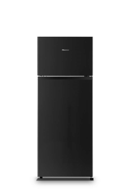 FRIGORIFERO DOPPIA PORTA HISENSE RT267D4ABE, dimensioni 55 cm x 143.6 54.2 cm, capacità netta totale 206 litri, nero, classe E