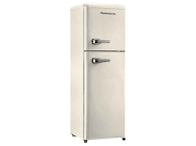 FRIGORIFERO DOPPIA PORTA MELCHIONI FAMILY SIBERIA 85, Capacità netta totale 85 l, Rumorosità: 45 dB(A), 3 ripiani, Dimensioni: L 42,4 cm A 110,8 P 44,5 cm, Panna, Classe E