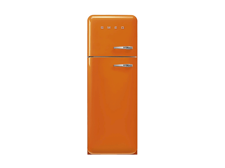 FRIGORIFERO DOPPIA PORTA SMEG FAB30LOR6, Capacità netta totale 294 l, Rumorosità: 34 dB(A), 3 ripiani, Dimensioni: L 60 cm A 172 P 76,8 cm, Arancione, Classe C FRIGORIFERO DOPPIA PORTA SMEG FAB30LOR6, Capacità netta totale 294 l, Rumorosità: 34 dB(A), 3 ripiani, Dimensioni: L 60 cm A 172 P 76,8 cm, Arancione, Classe C