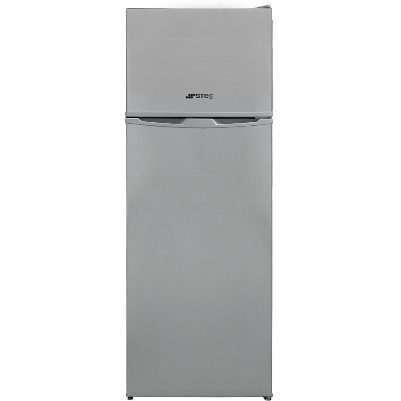 FRIGORIFERO DOPPIA PORTA SMEG FD14ES, Capacità netta totale 213 l, Rumorosità: 41 dB(A), 3 ripiani, Dimensioni: L 54 cm A 145 P 57 cm, Silver, Classe E