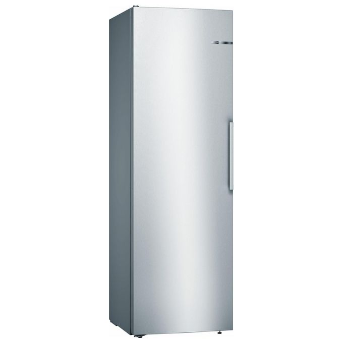 FRIGORIFERO MONOPORTA BOSCH KSV36VLEP, Capacità netta totale 346 l, Rumorosità: 39 dB(A), Dimensioni: L 60 cm A 186 P 65 cm, Inox Look, Classe E