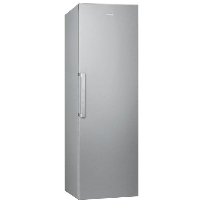 FRIGORIFERO MONOPORTA SMEG FS18EV2HX, Capacità netta totale 390 l, Rumorosità: 40 dB(A), Dimensioni: L 59,5 cm A 186 P 65 cm, Acciaio Inox, Classe E