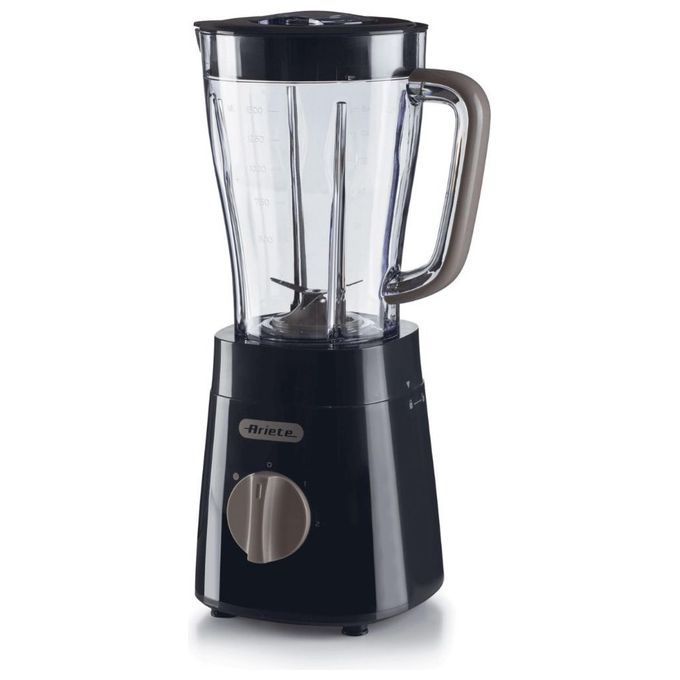 FRULLATORE ARIETE FRULLATORE, Potenza 500 W, Caraffa da 1.5 l, 2 velocità, Plastica, Acciaio inox, NERO