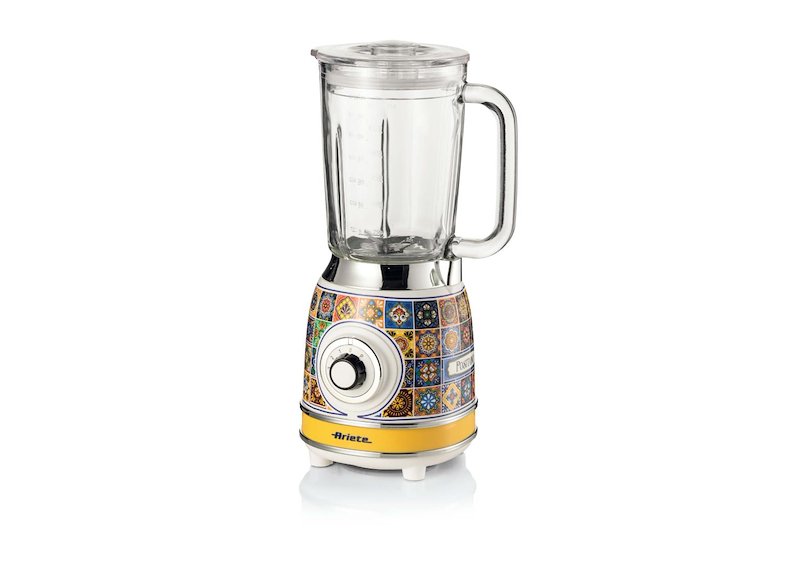 FRULLATORE ARIETE POSITANO, Potenza 1000 W, Caraffa da 1.5 l, 4 velocità, Glass, Stainless steel, MULTICOLORE