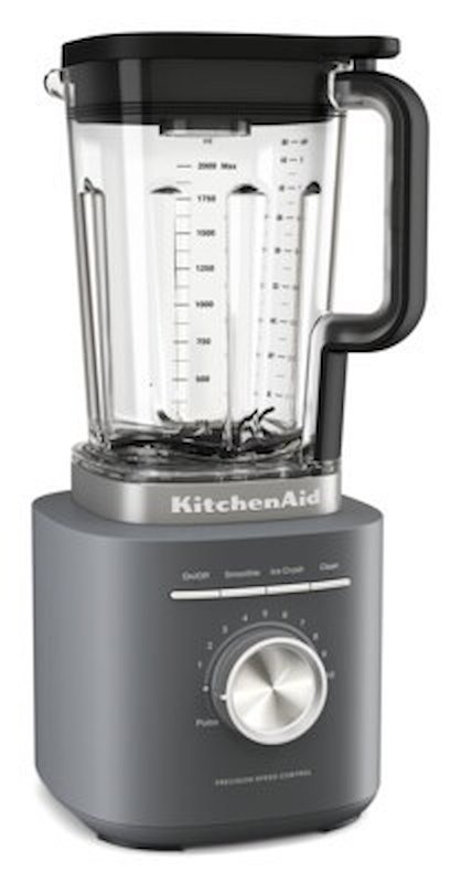 FRULLATORE KITCHENAID 5KSB2073EDG, Potenza 1700 W, Caraffa da 2 l, 10 velocità, Tritan privo di bisfenolo A, Lama asimmetrica in acciaio inox; Lavabile lavastoviglie., Charcoal grey