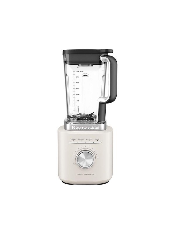 FRULLATORE KITCHENAID 5KSB2073EPL, Potenza 1700 W, Caraffa da 2 l, 10 velocità, Tritan privo di bisfenolo A, Lama asimmetrica in acciaio inox; Lavabile lavastoviglie., Porcelain white