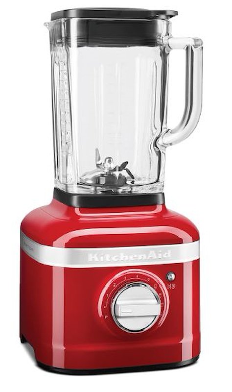 FRULLATORE KITCHENAID 5KSB4026EER, Potenza 1200 W, Caraffa da 1.4 l, 5 velocità, Vetro, Asimmetrica in acciaio inox, EMPIRE RED