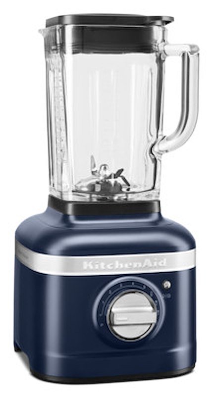FRULLATORE KITCHENAID 5KSB4026EIB, Potenza 1200 W, Caraffa da 1.4 l, 5 velocità, Vetro, Asimmetrica in acciaio inox, ink blue