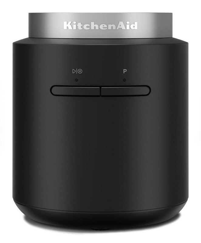 FRULLATORE KITCHENAID 5KSBR256BM, Potenza 12 W, Caraffa da 0.473 l, 2 velocità, Plastica senza bisfenolo A, Lame asimmetriche in acciaio inox, Black Matte