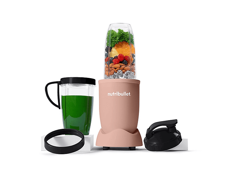 Frullatore NUTRIBULLET Pro NB907MACL, Compatto e Potente, Estrattore di Nutrienti, Smoothie Maker, 900W, Rosa Opaco