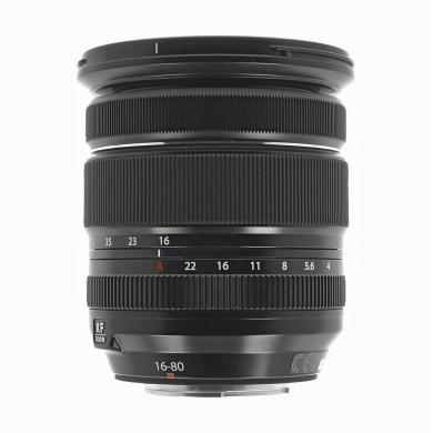 Fujifilm 16-80mm 1:4.0 Fujinon XF R OIS WR nera - Ricondizionato - Come nuovo - Grade A+