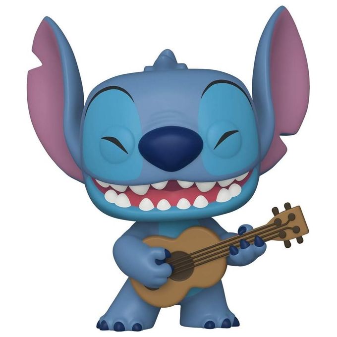 FUNKO 0889698767866 POP! Personaggio da Collezione Stitch con Ukulele Tema Lilo and Stitch in Vinile Multicolore