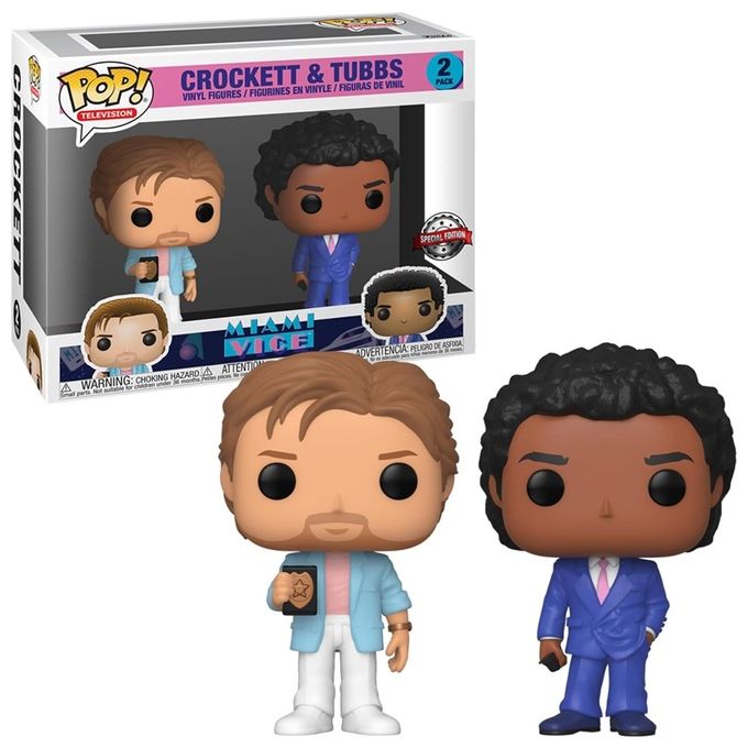 Funko 45030 Pop! Miami Vice Set 2 Figure Vinile Crockett e Ricardo Tubbs Funko 45030 Pop! Miami Vice Set 2 Figure Vinile Crockett e Ricardo Tubbs