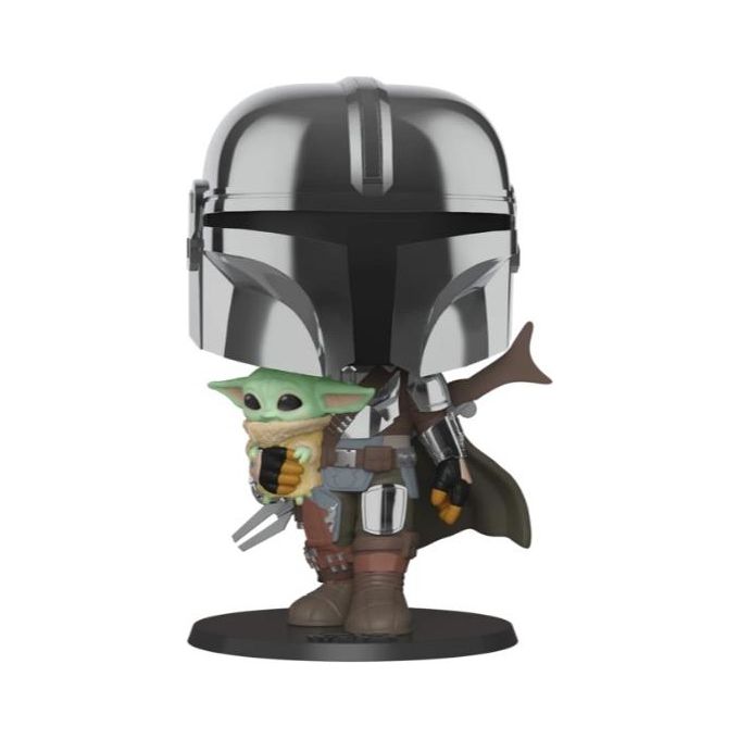 Funko 49931 Pop! Star Wars The Mandalorian With Child Figura in Vinile 25 cm colore Multicolore Funko 49931 Pop! Star Wars The Mandalorian With Child Figura in Vinile 25 cm colore Multicolore