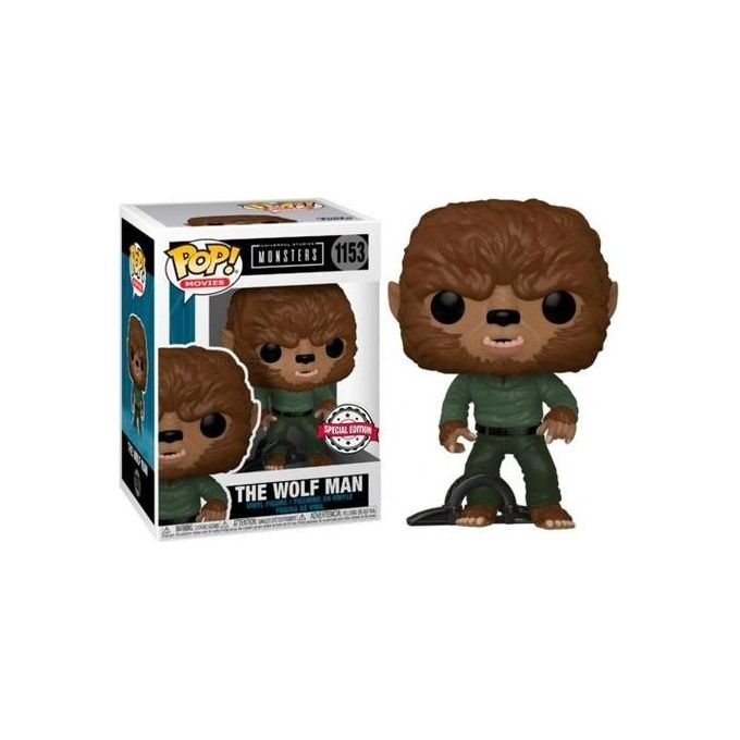 Funko 58091 POP Movies Universal Monsters The Wolf Man Bobble Head Figure Special Edition 10 cm
