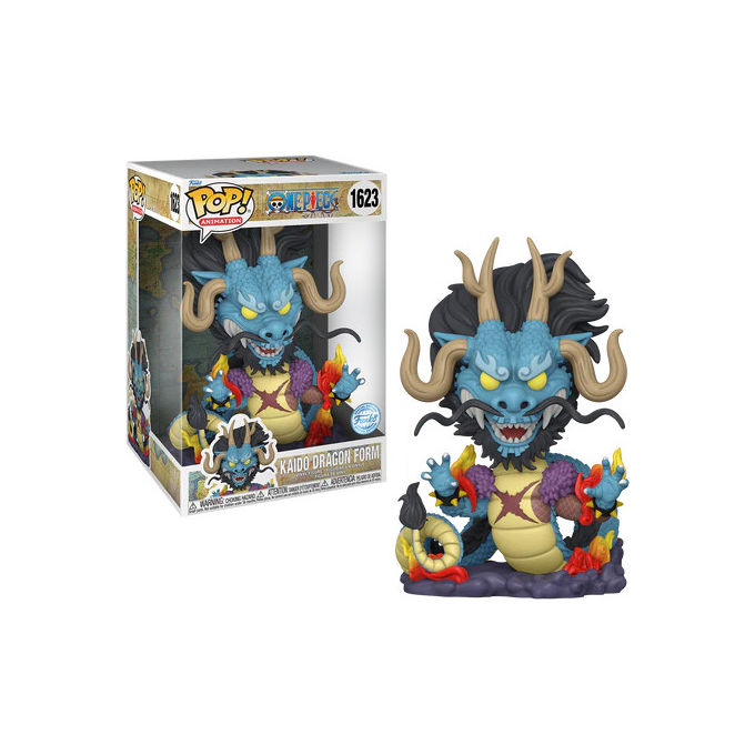 Funko 66422 POP Jumbo One Piece Kaido Forma Drago Bobble Head Action Figure in Vinile 25 cm Funko 66422 POP Jumbo One Piece Kaido Forma Drago Bobble Head Action Figure in Vinile 25 cm