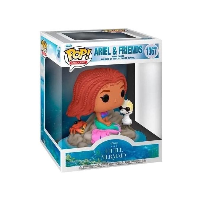 Funko 70731 Pop! Deluxe Figurina Collezionabile in Vinile di Ariel e Amici della Sirenetta Live Action altezza 9 cm colore Multicolore